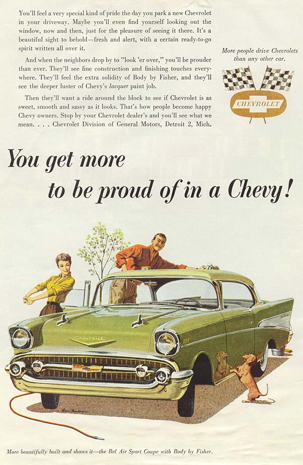 1957 Chevy ad