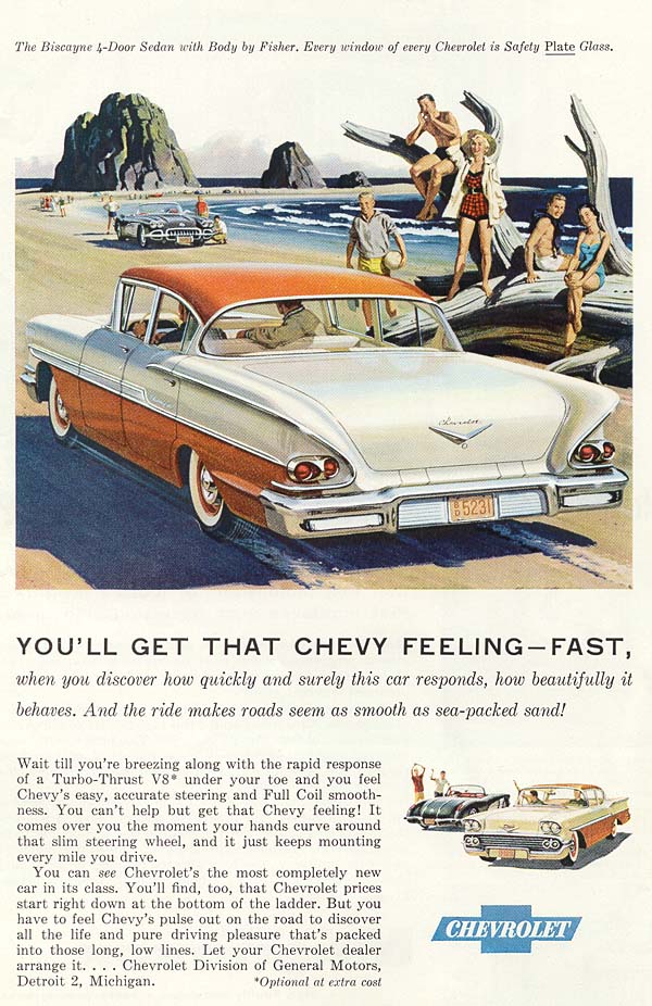 1958 Chevy ad