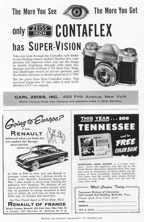 1957 Contaflex Camera