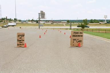 Lanes were well marked