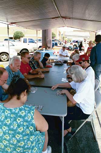 Bingo at Crossroads was a big attraction