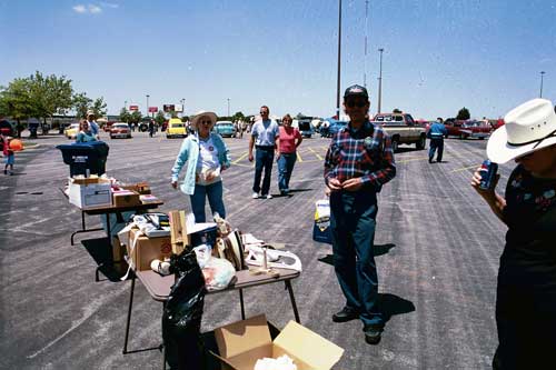 Garage sale at Crossroads